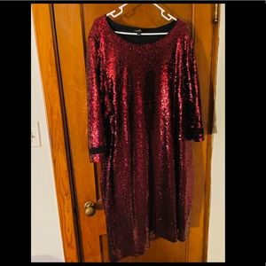 A burgundy sparkly dress I’ve only worn this once or twice in Great cond…